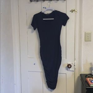 Blue tight dress